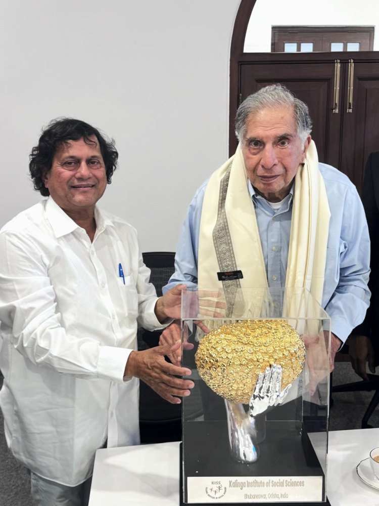 Ratan Tata Receives Prestigious KISS Humanitarian Award : Ommtv Round The Clock