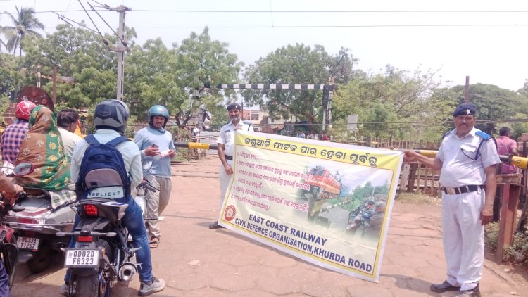 EAST COAST RAILWAY OBSERVES INTERNATIONAL LEVEL CROSSING AWARENESS DAY 2026